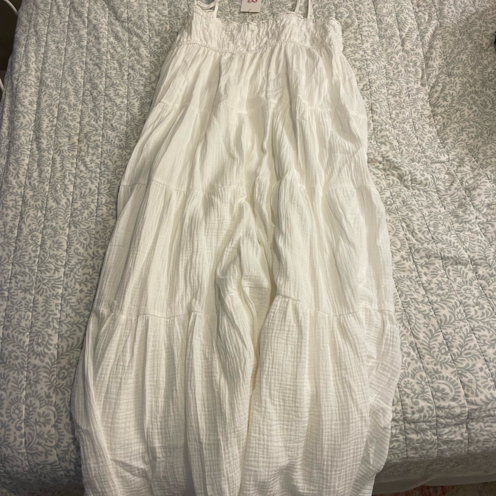 Swank White Maxi Dress